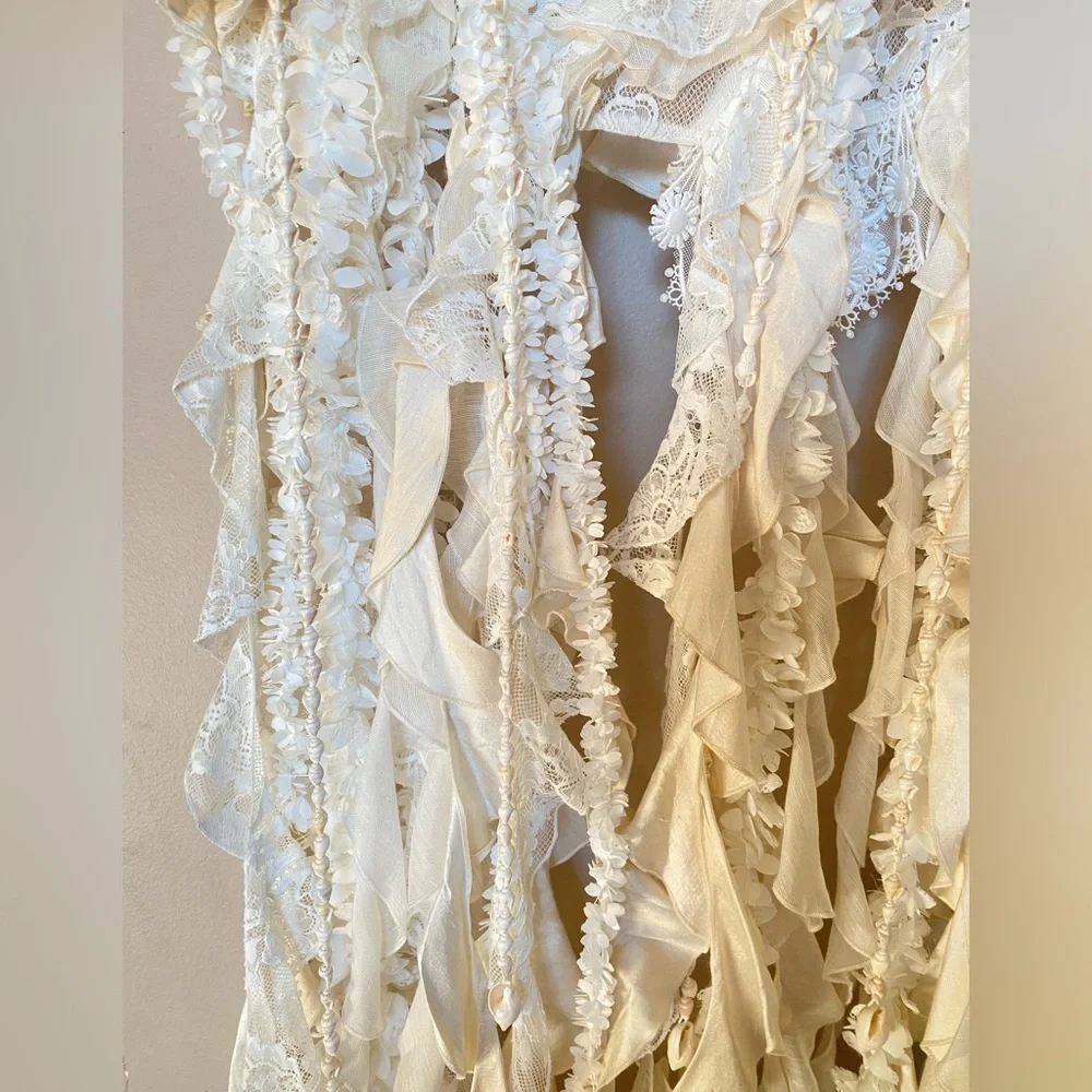 $3,750 Zimmermann Wonderland Lace Frill Dress  Ready to Wear AU1 - Picture 9 of 12